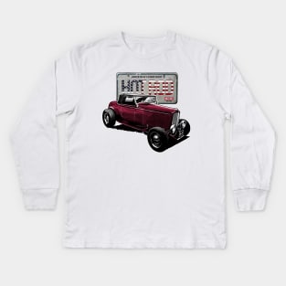 1932 hot rod - Ford Model B Kids Long Sleeve T-Shirt